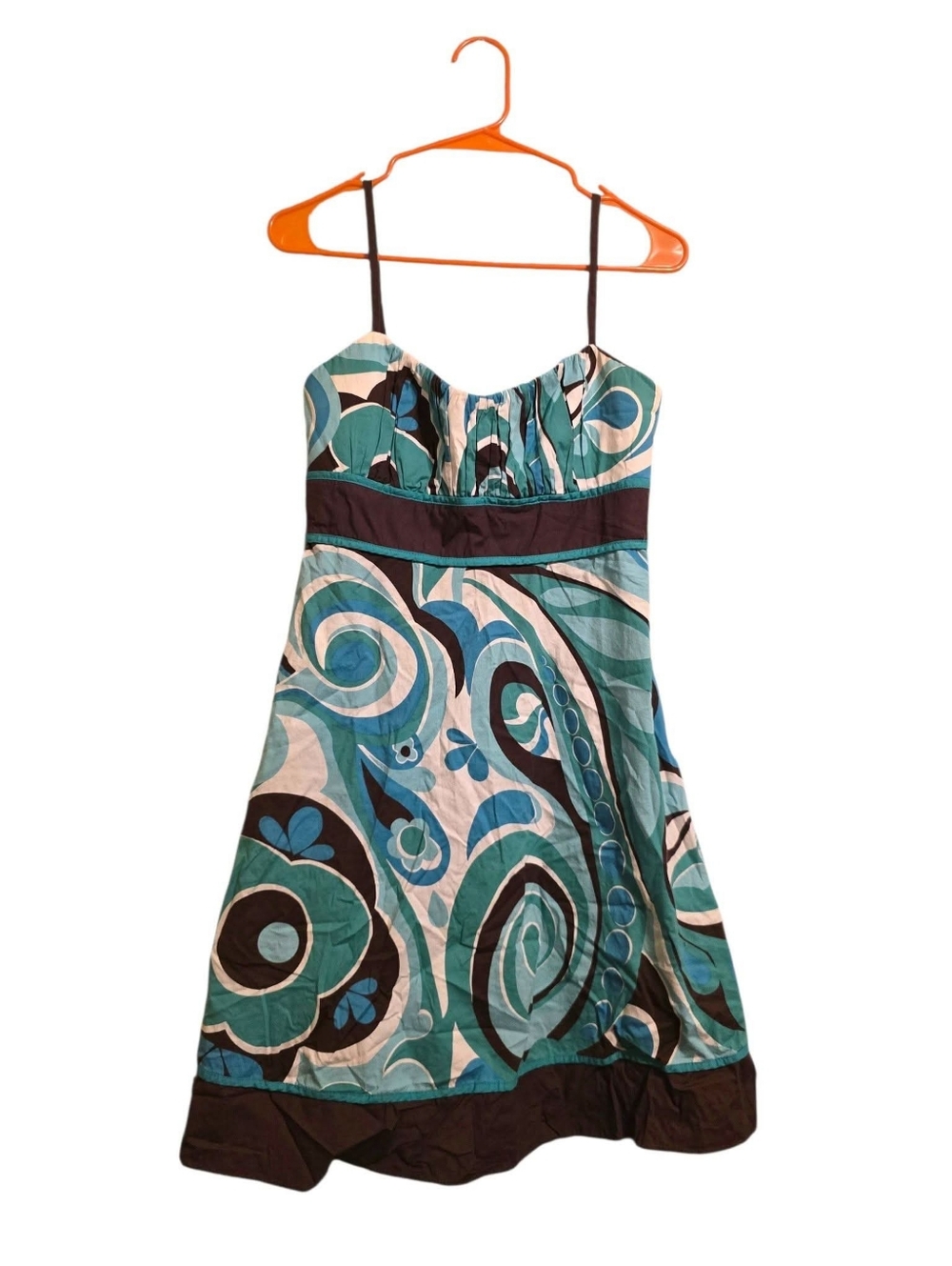 Vintage | Blue Psychedelic Y2K Does 70s Sundress